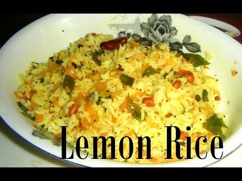 how to prepare lemon rice
