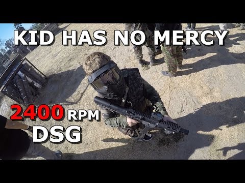 Little Kid Destroys Airsoft Players With $1,000+ 40rps DSG