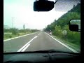 Radar detector before Sharp Curve