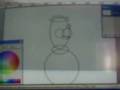 Homer Simpson paint.net