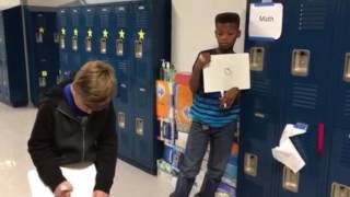 they show math 131on a human size ruler