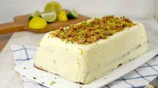 Tarta fría de leche condensada, limón y galletas ¡Sin horno ni gelatina!