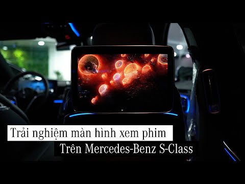 Màn hình trên Mercedes-Benz có xem phim được không