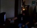 my friend cowbell and my gf headbangin to some slipknot