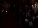 Above the dance floor