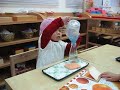 A 2yr old Montessori Child shows her independency