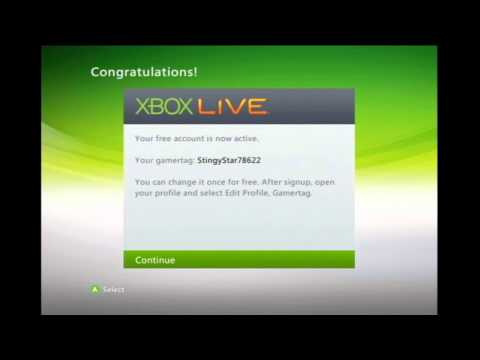 how to create xbox live account