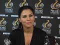 Olga chatea durante los ensayos de Premio Lo Nuestro 2008