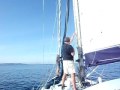 playing with the chute