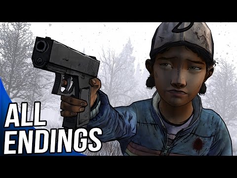 All Endings In The Walking Dead Game Season 2 Episode 5 - All Endings