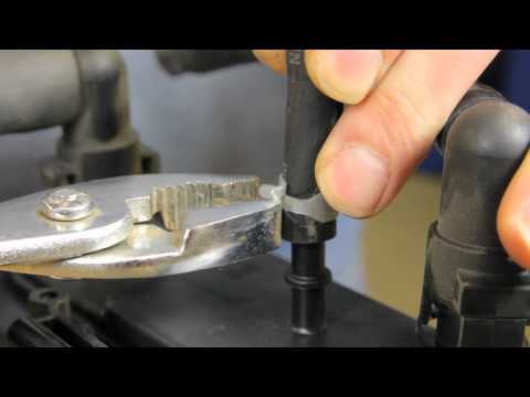 how to attach nylon fuel line