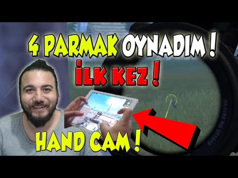 İLK KEZ MOBİLEDEN OYNADIM! HEM DE 4 PARMAK! PUBG Mobile Gameplay Handy Cam Türkçe