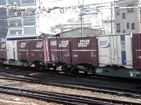 貨物列車　3055レ＆入換(2077レ)