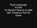 LIMBAUGH: Obama\