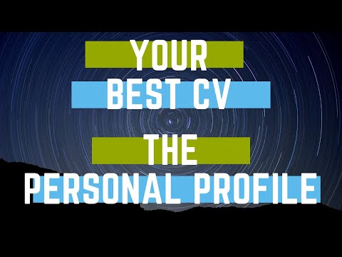 how to do a cv example