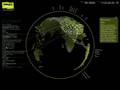 Twingly screensaver visualizing the blogosphere