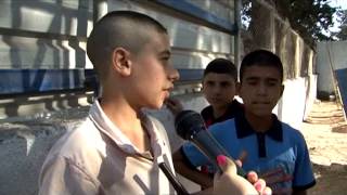 أطفال مخيم قلنديا مشروع شباب من أجل التغيير