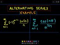More Alternating Series Examples
