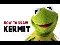 Kermit The Frog With Hearts Drawing