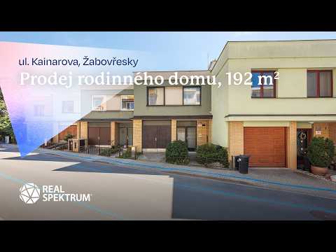 Video Prodej rodinného domu Brno - Žabovřesky