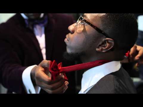 how to fasten adjustable bow tie