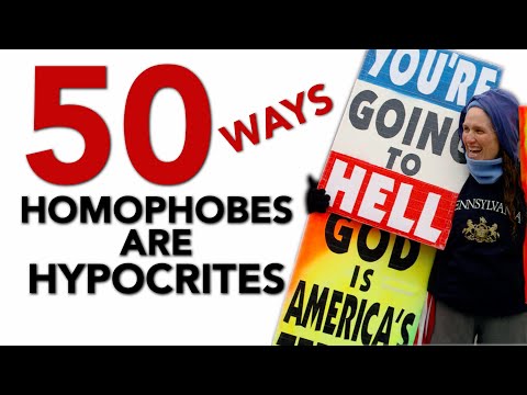 50+ Ways Homophobes Are Hypocrites