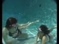 More underwater bikini swimming