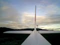 Flying on stend Airfield