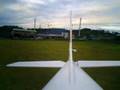 Flying on stend Airfield