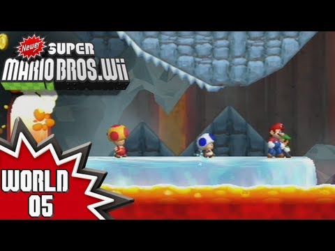 Newer Super Mario Bros. Wii - World 5 (2/2)