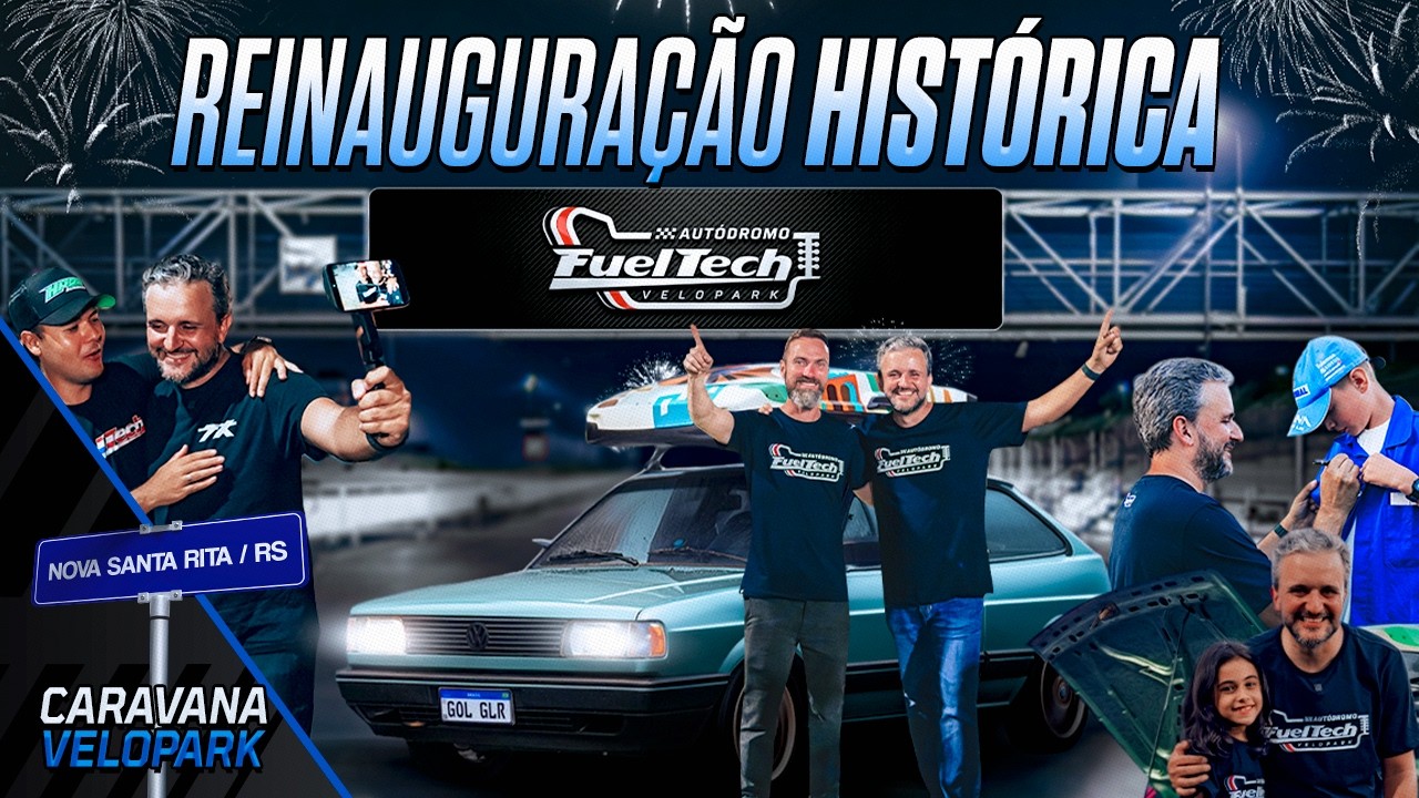 Maior evento automotivo já visto! Inauguração do Fueltech Velopark