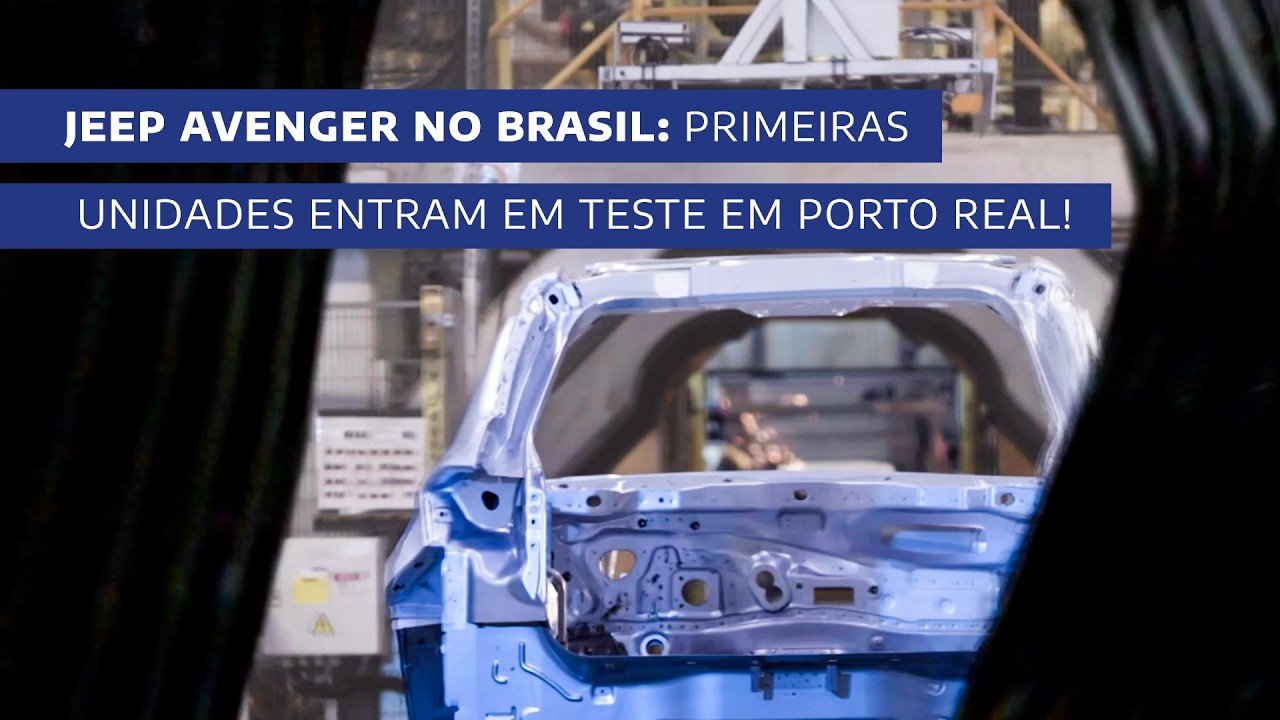 Jeep Avenger no Brasil: Primeiras unidades entram em teste em Porto Real!