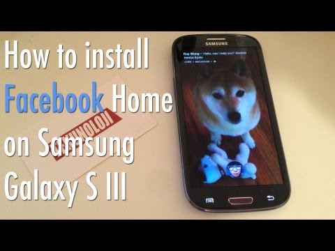 how to get facebook on samsung galaxy w