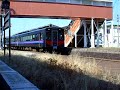 JRキハ187系 キハ126系 小田駅 -Local trains @ Odashi station.