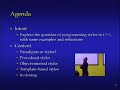 c++ stylistics