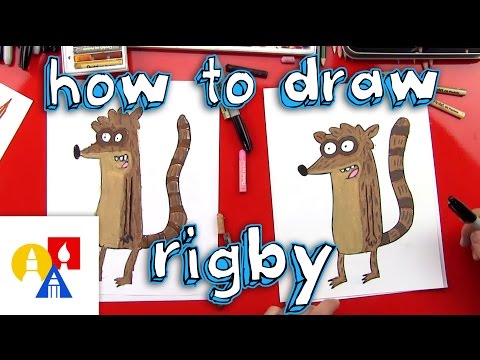 video-linktoworks-How To Draw Rigby From Regular Show - YouTube