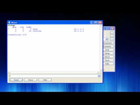how to use rcon in vent