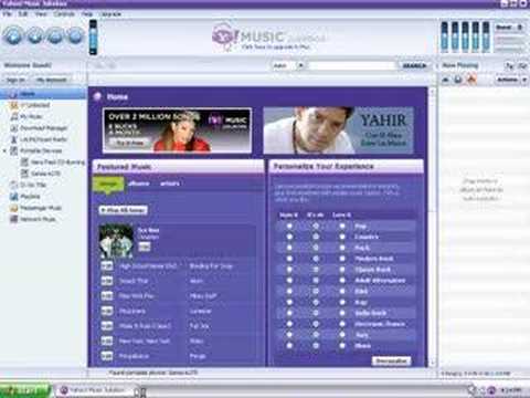 Adding Yahoo Music Songs to Your Sansa MP3 Player