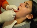 the title pretty much says everything.
it's just what it's like when you get a tongue piercing.
and shows how it's not that scary or painful.
but, i got snakebites when she got her tongue pierced. 

music:
although it says 