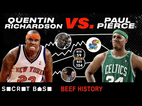 Video: Quentin Richardson vs. Paul Pierce was a confusing, embarrassingly one-sided NBA feud | Beef History