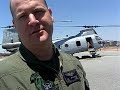 Close look at US Marine CH-46  Sea Knight Helicopter -2