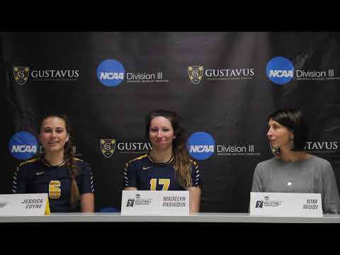 NCAA Regionals: Jessica Coyne, Madelyn Pashibin & Coach Kim Wudi recap 3-1 win over defending national champion, Claremont-Mudd-Scripts to advance to Regional Championship