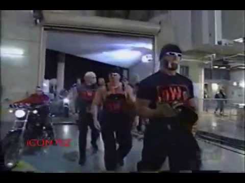 NWO - NWO with Hells Angles WCW 1999. Hollywood Hogan, Kevin Nash, Scott Hall, Lex Luger, Scott Steiner, Buff Bagwell, Scott Norton and all the others 2 sweet. Wat...