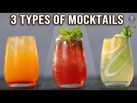 3 Easy Homemade Mocktails | Juice Ideas For Diwali Party, Family Reunion, Guests | Quick Mocktails