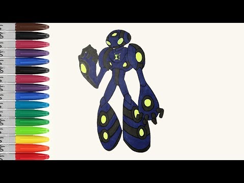 Ben 10 Ultimate ECHO ECHO Coloring Pages SAILANY Coloring Kids – Shein
