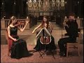 madalyn and cicely parnas perform beethoven string trio in c minor opus 9 with violist alex grimes, february 2007