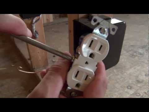 how to properly wire an outlet