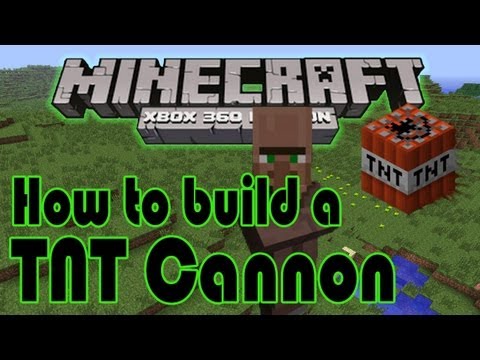how to make a tnt cannon in minecraft xbox