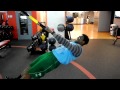 TRX Horizontal Abduction - Using a TRX Suspension trainer pull your body to an upright postion with your arms raised to 90 with your body both in the frontal and sagital plane