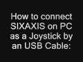 How to connect SIXAXIS / DualShock 3 on PC as a Joystick in 1 minute